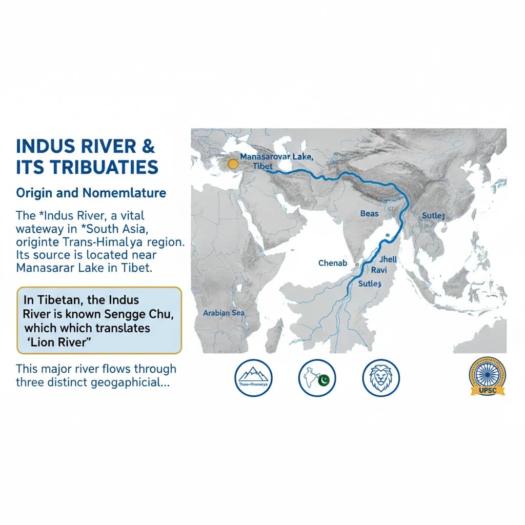 Indus River and its Tributaries