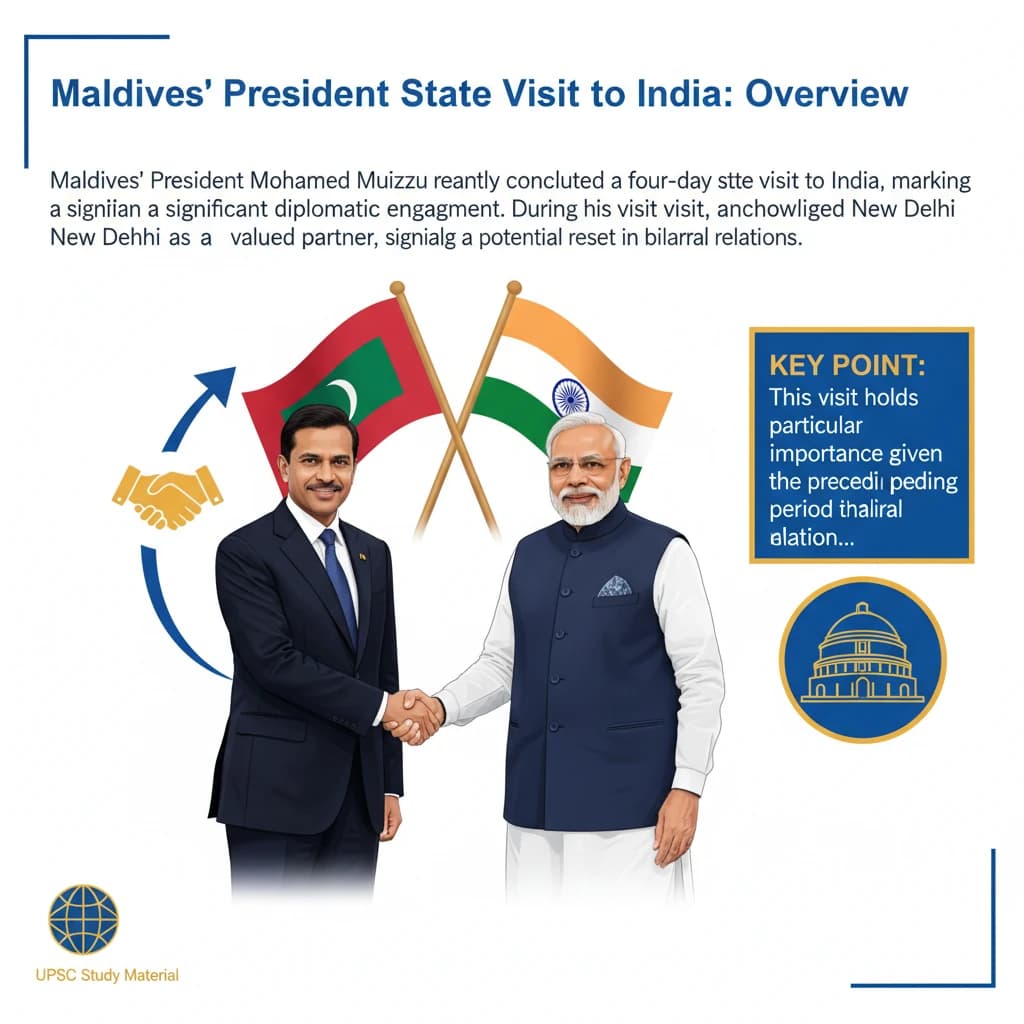 Maldives’ President State Visit to India