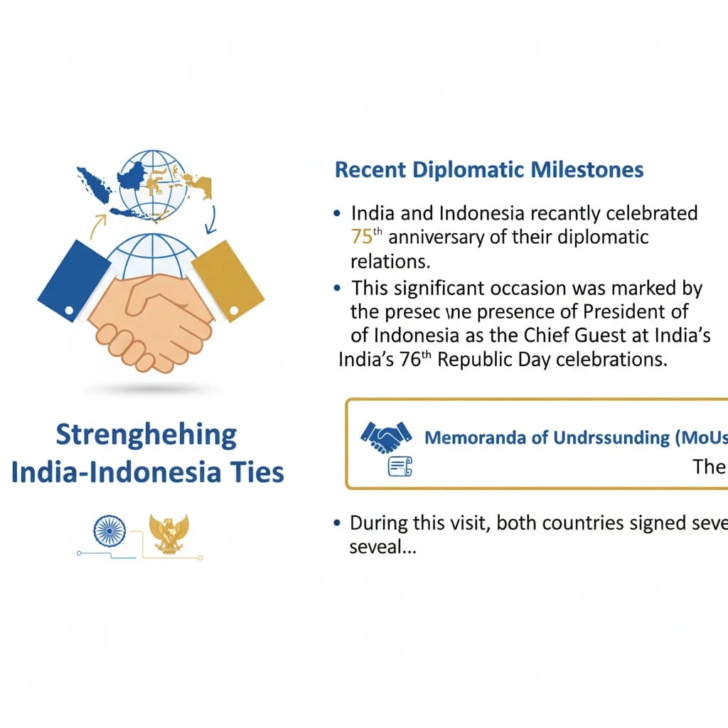 Strengthening India-Indonesia Ties