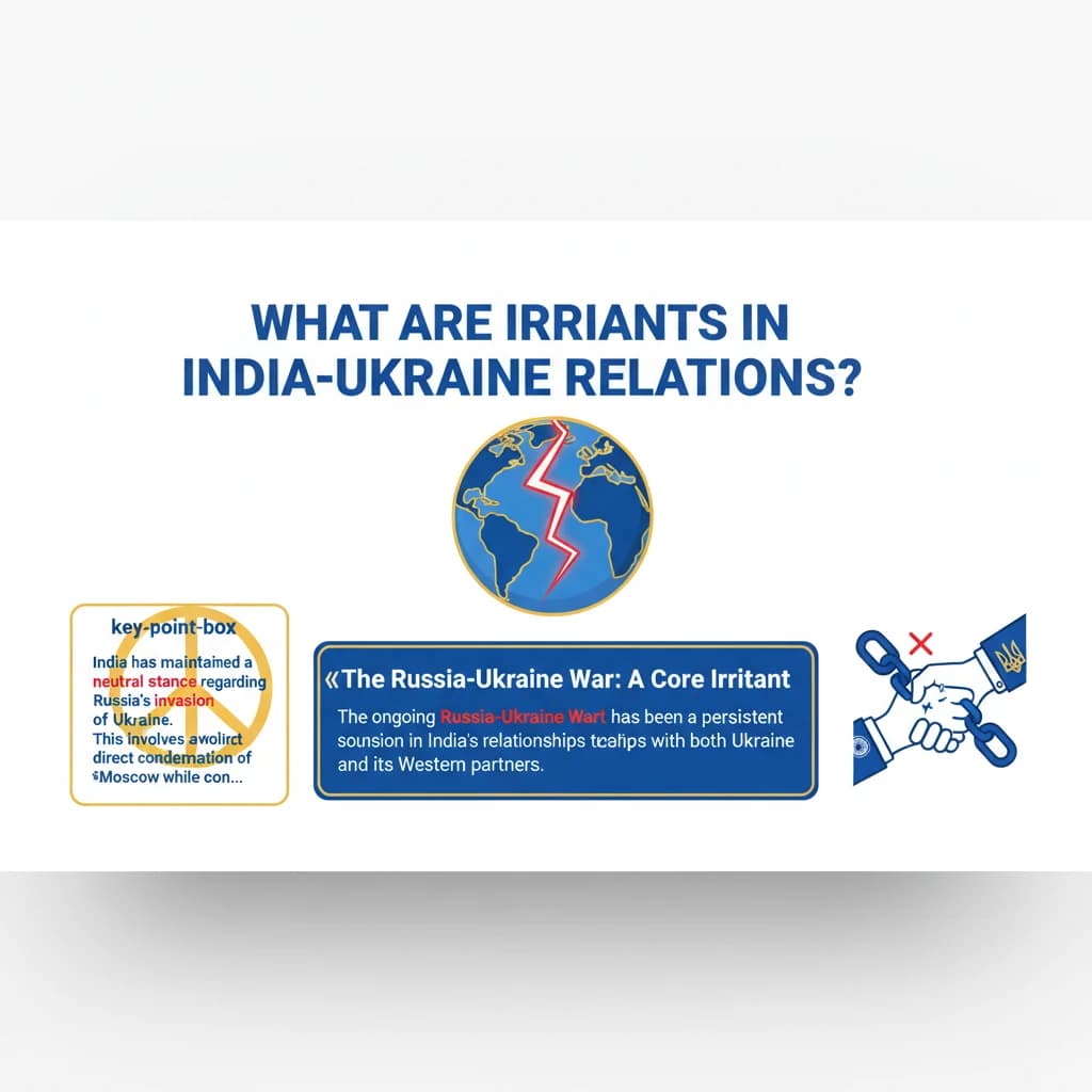 What are Irritants in India-Ukraine Relations?