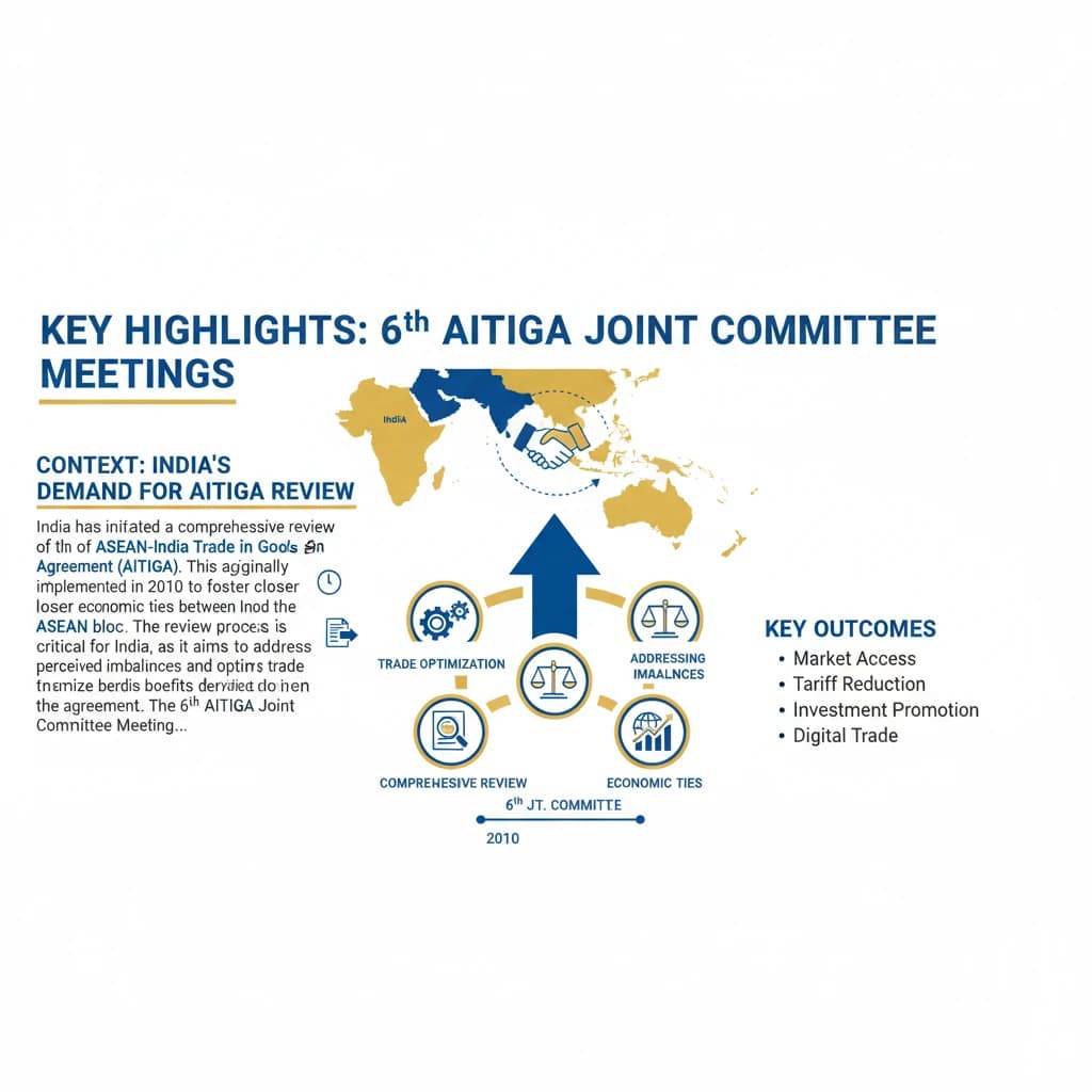 What are Key Highlights of the 6th AITIGA Joint Committee Meetings?