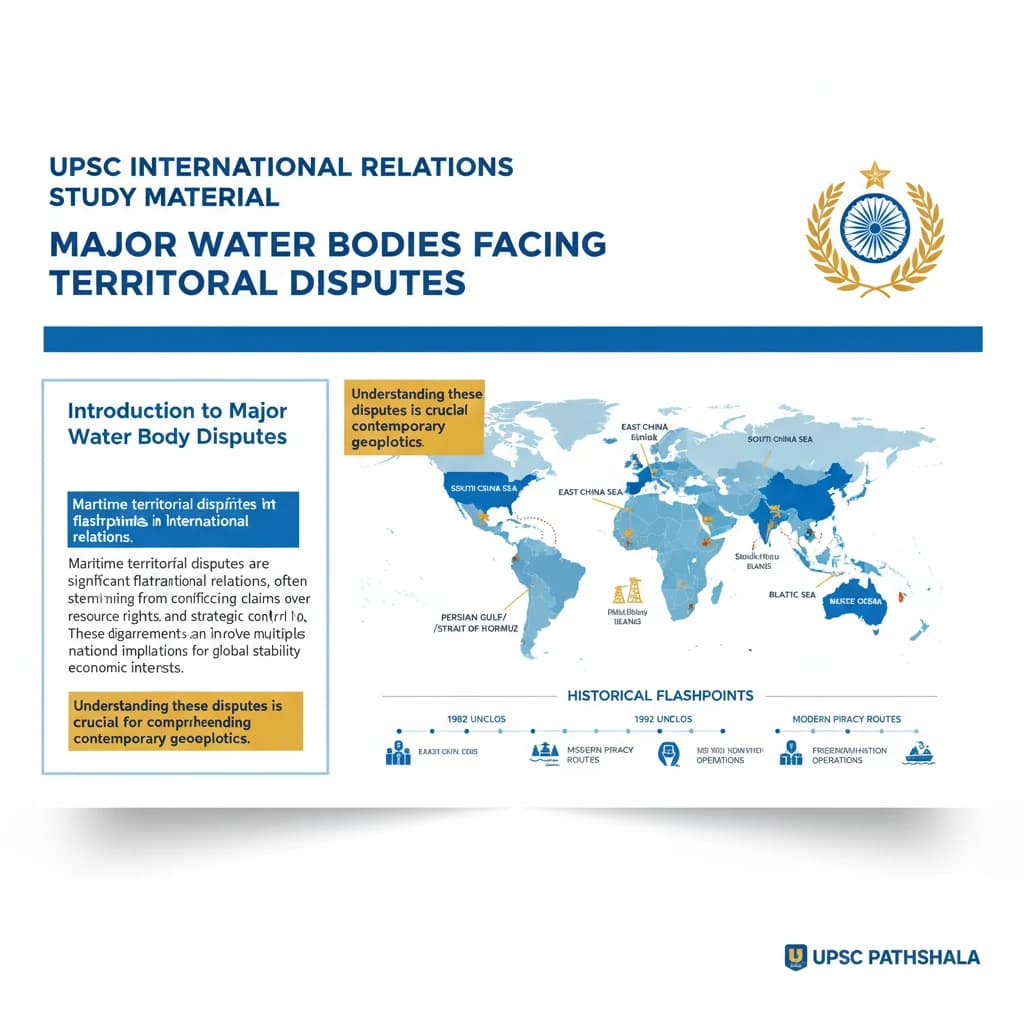 What are Other Major Water Bodies Facing Territorial Disputes?