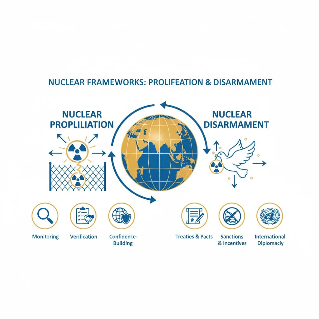 What are the Different Frameworks for Nuclear Proliferation and Nuclear Disarmament