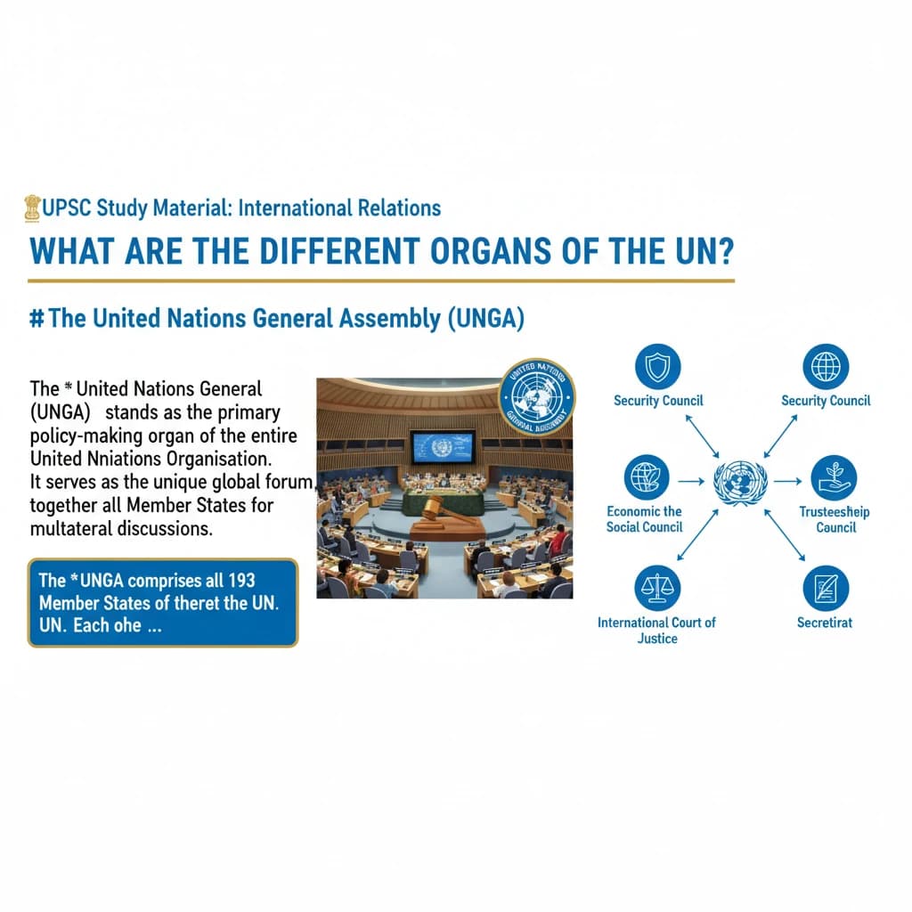 What are the Different Organs of the UN?