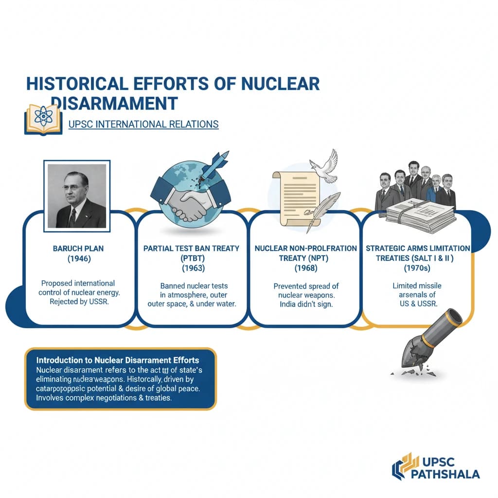 What are the Historical Efforts of Nuclear Disarmament Efforts