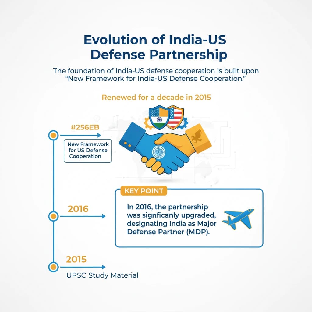 What are the Key Developments in India-US
Defense Cooperation?