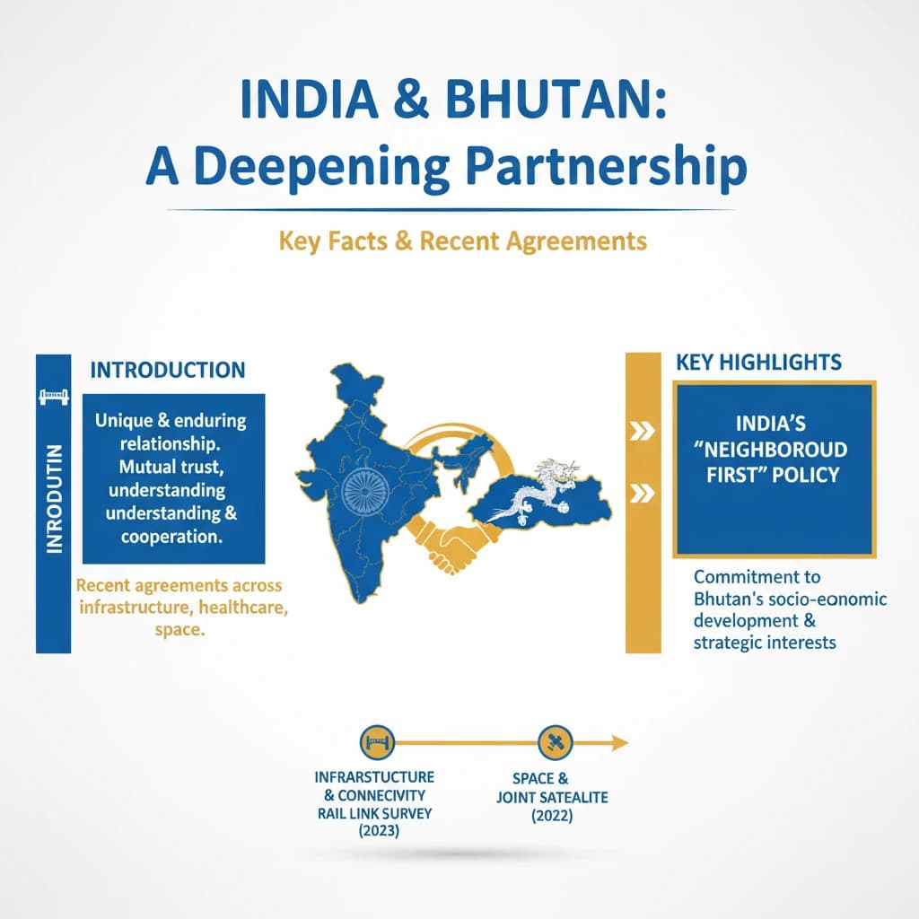 What are the Key Facts About India and Bhutan?