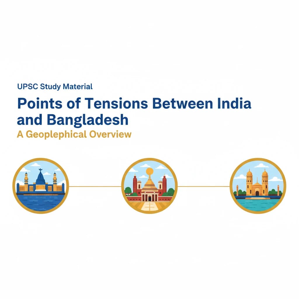 What are the Points of Tensions Between India and Bangladesh?