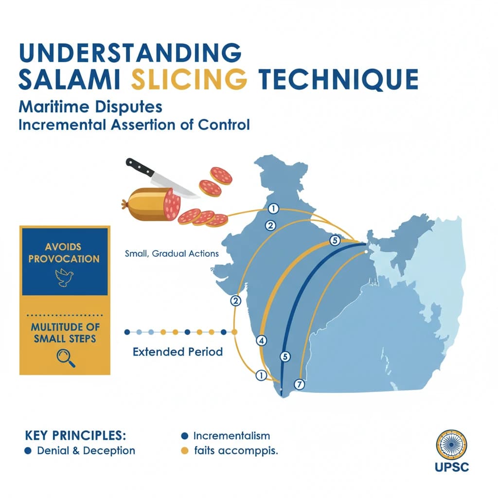 What is Salami Slicing Technique in Maritime Disputes?