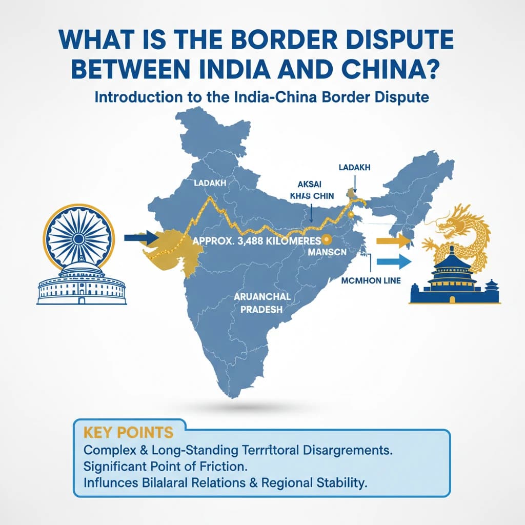 What is the Border Dispute between India and China?