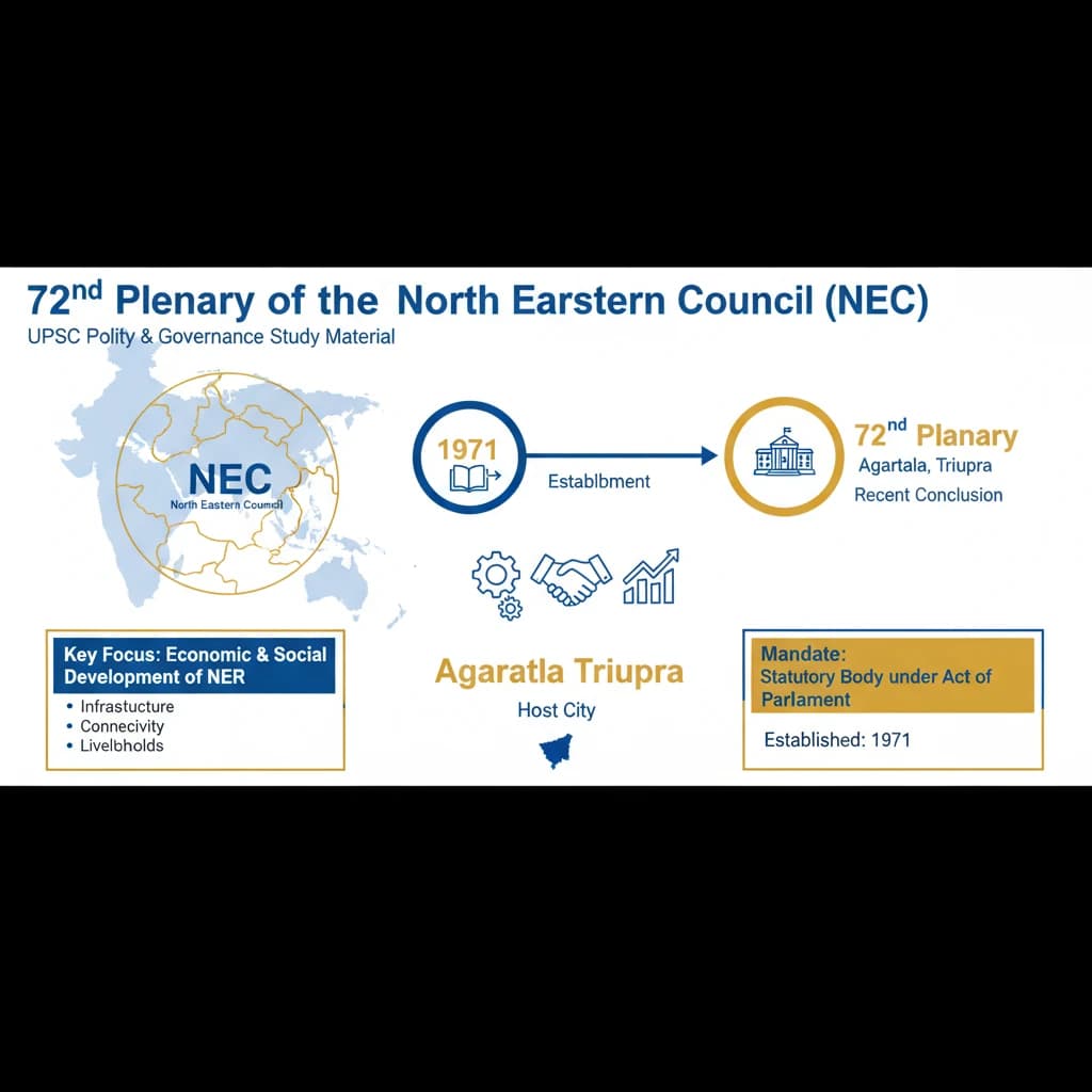72nd Plenary of the North Eastern Council (NEC)