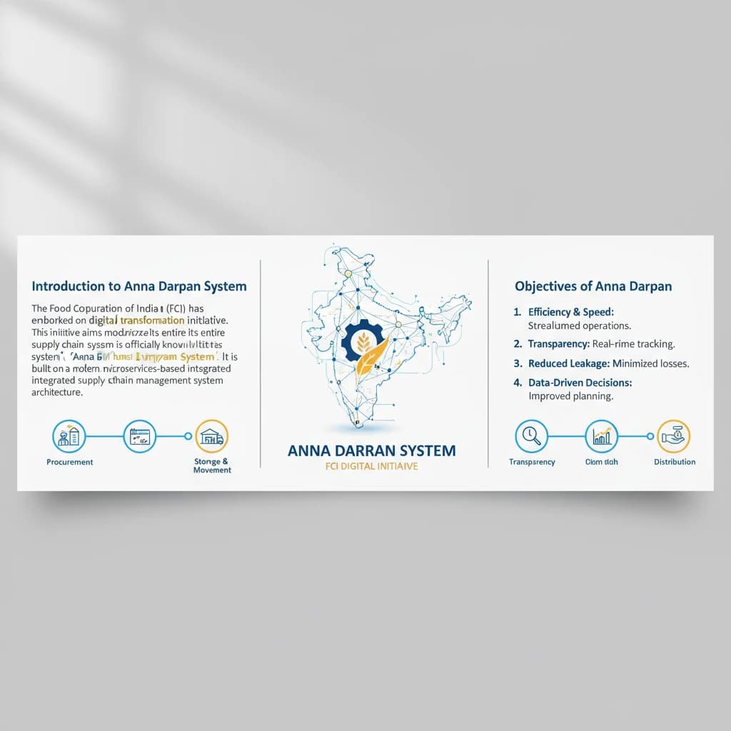 Anna Darpan: FCI's Integrated Supply Chain Management System