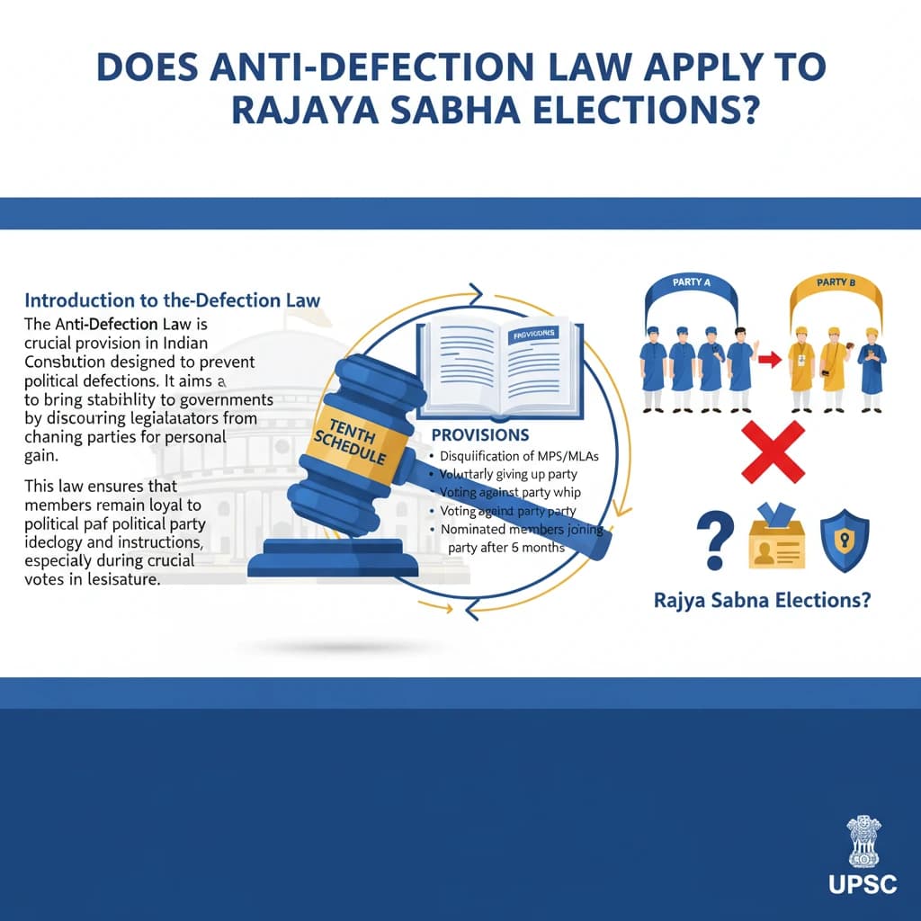 Does Anti-Defection Law Apply to Rajya Sabha Elections?