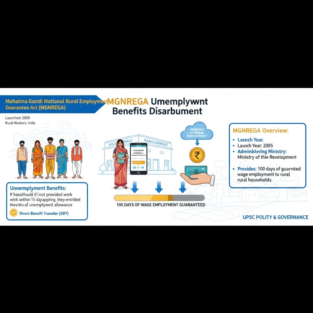 MGNREGA Unemployment Benefits Disbursement