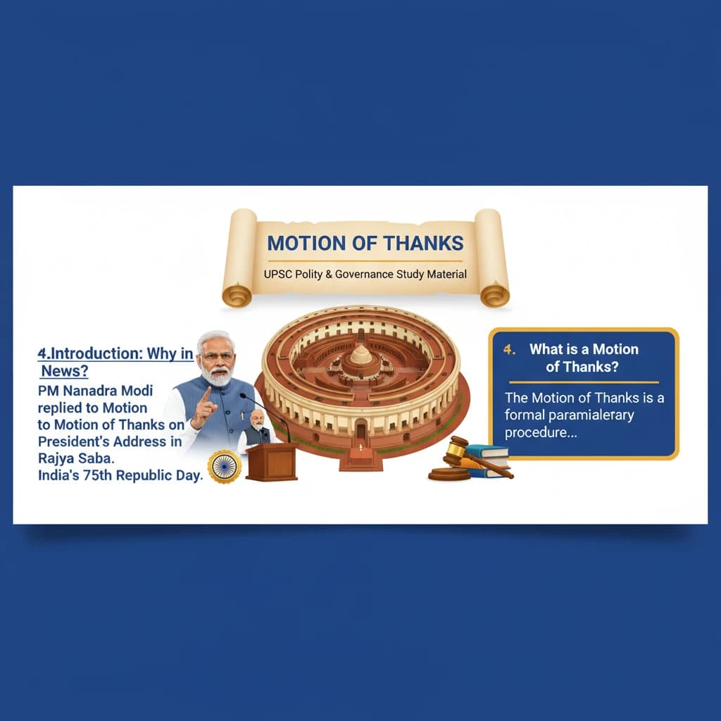 Motion of Thanks