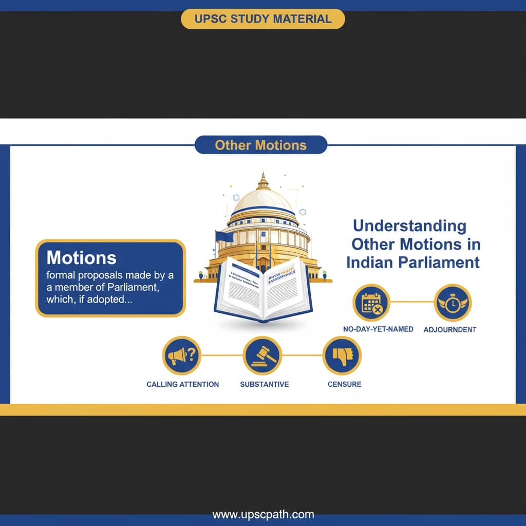 Other Motions in India Parliament