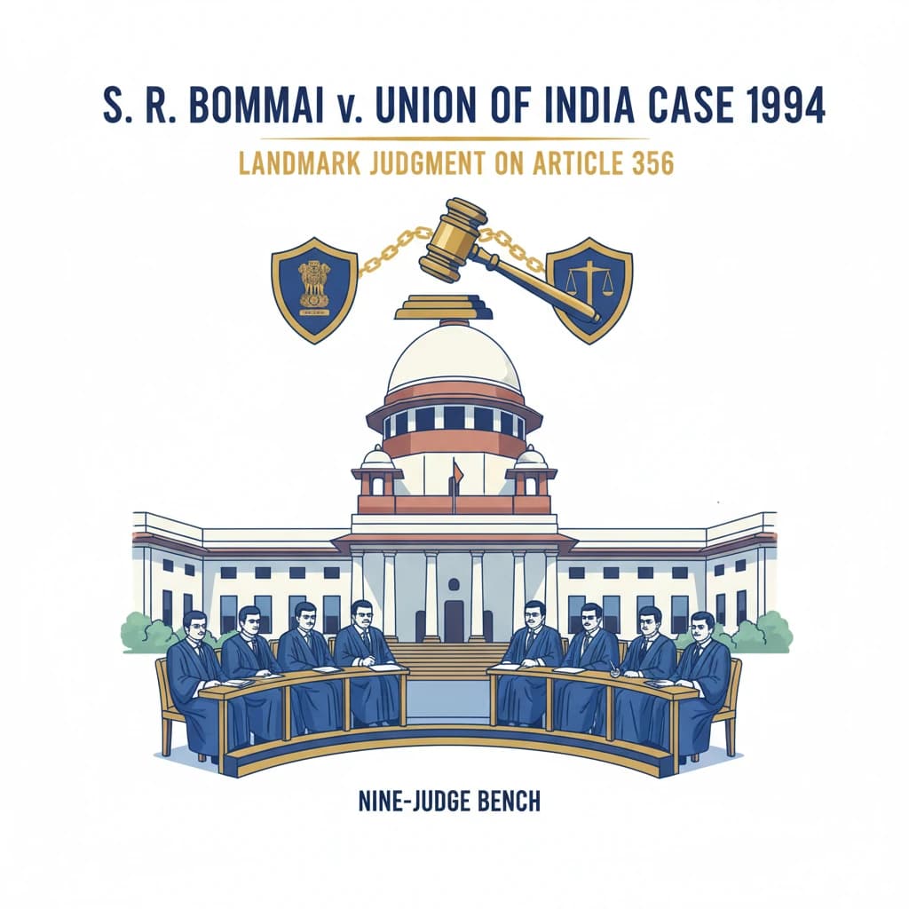S. R. Bommai v. Union of India Case 1994