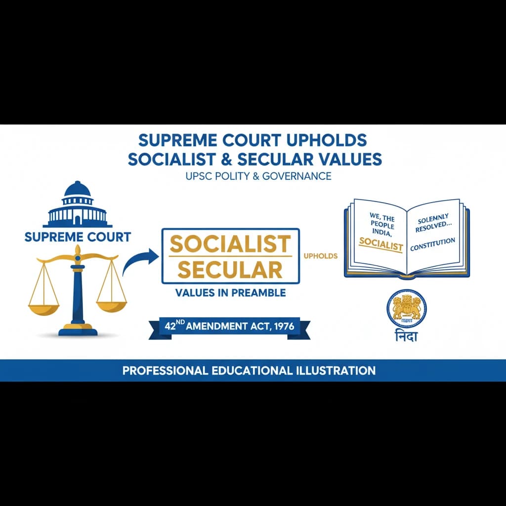 SC Uphold Socialist and Secular Values in Preamble