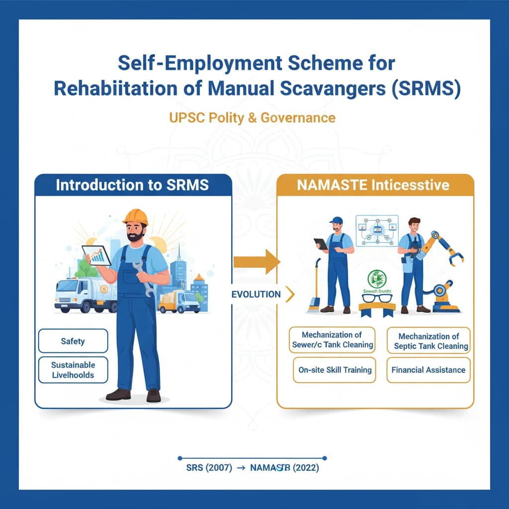 Self-Employment Scheme for Rehabilitation of Manual Scavengers (SRMS)
