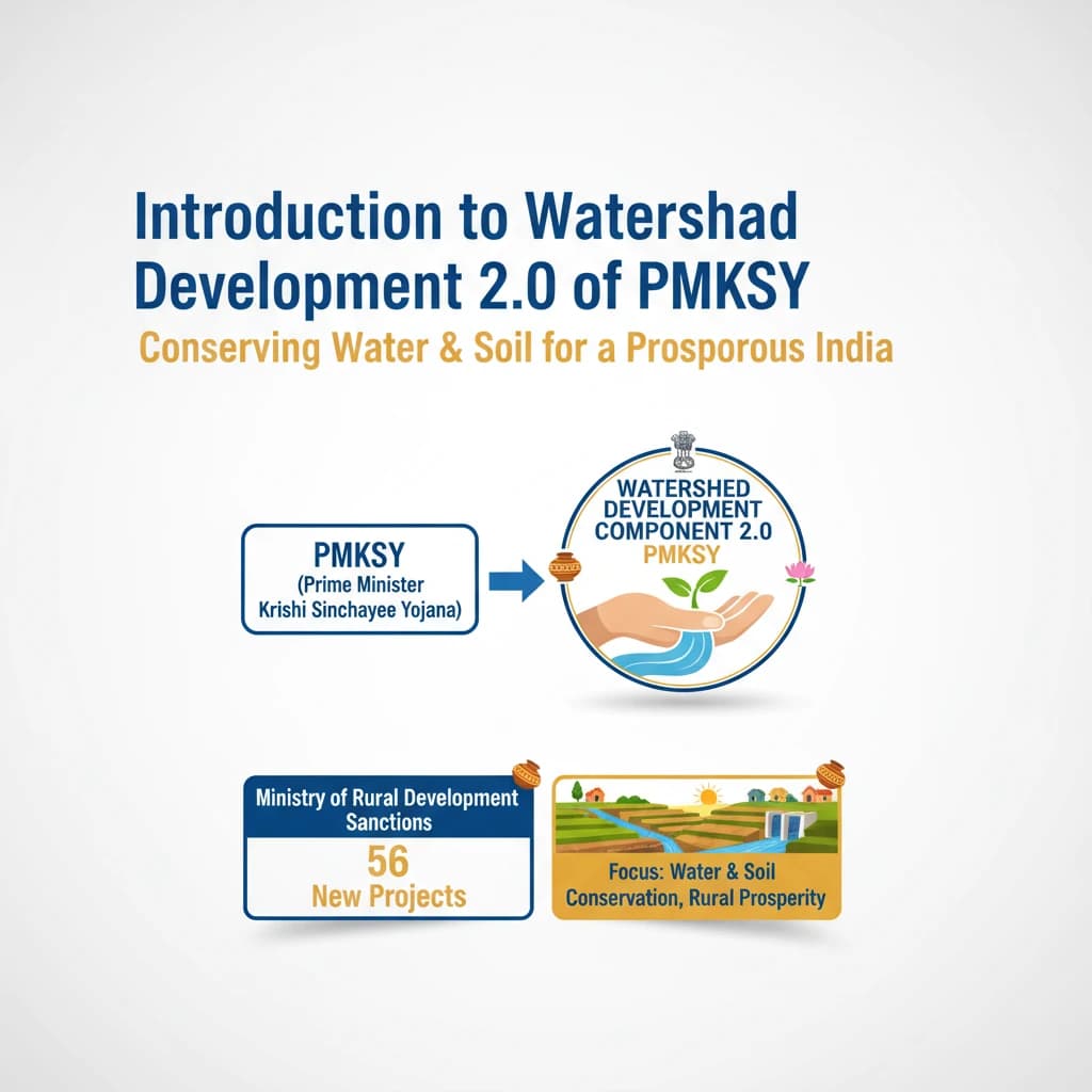 Watershed Development Component 2.0 of PMKSY