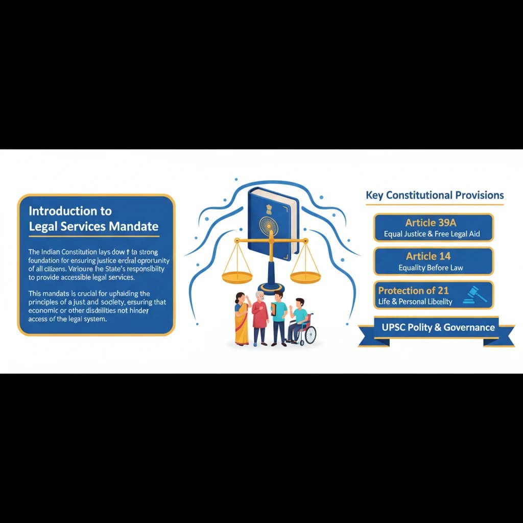 What are the Constitutional Provisions that Mandate the Provision of Legal Services in India?