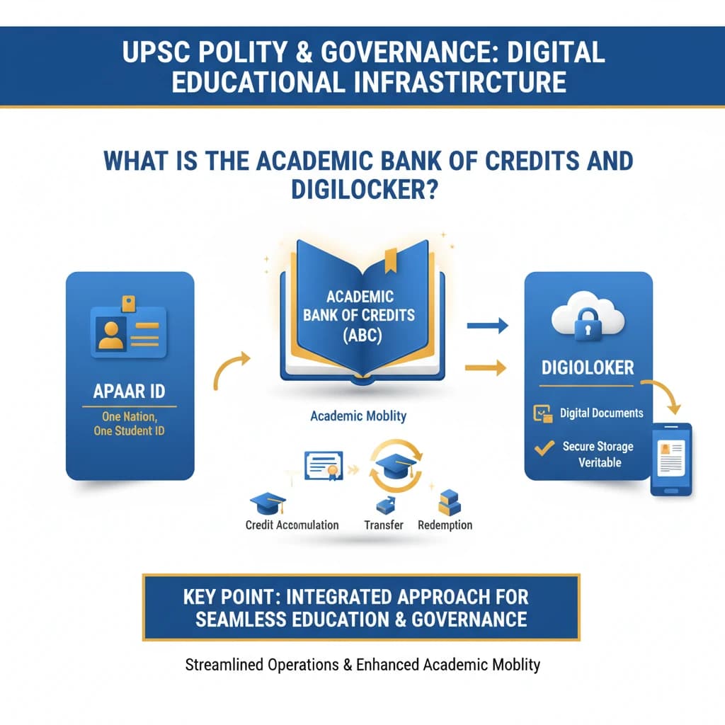 What is the Academic Bank of Credits and Digilocker?