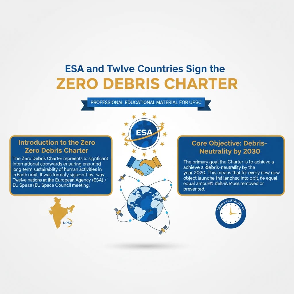 ESA and Twelve Countries Sign the Zero Debris Charter