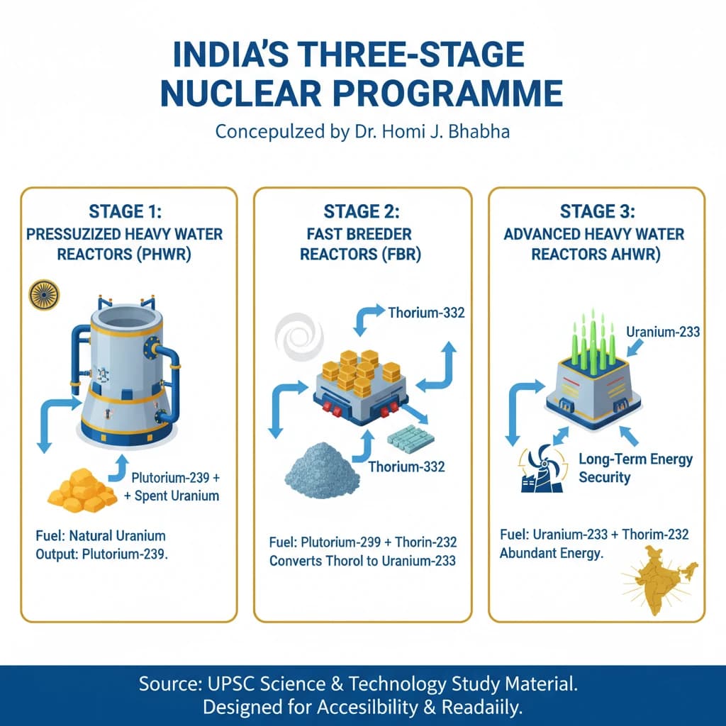 INDIA’S THREE-STAGE NUCLEAR PROGRAMME