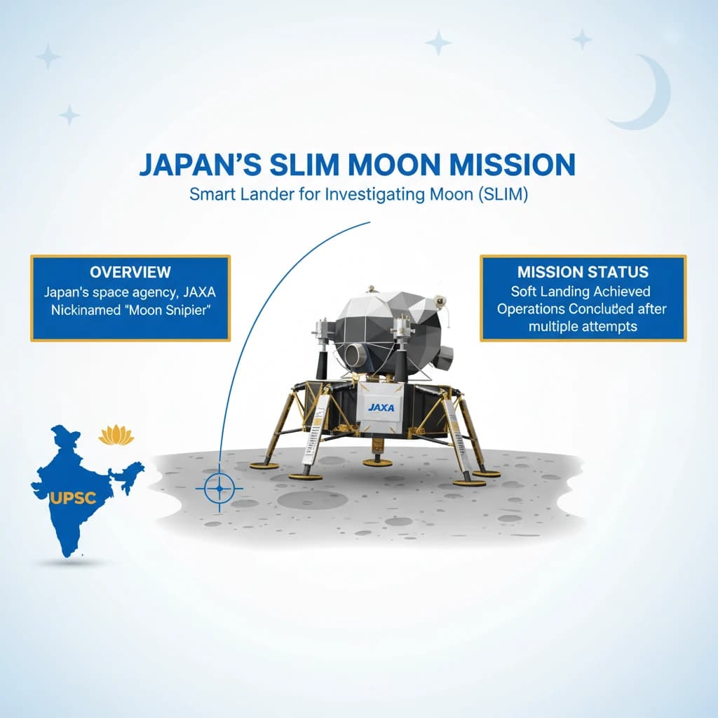 Japan’s SLIM Moon Mission