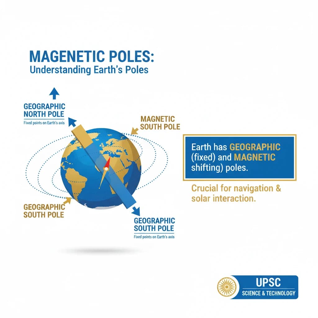 Earth's Magnetic and Geographic Poles: Location, Compass Use, and Protection