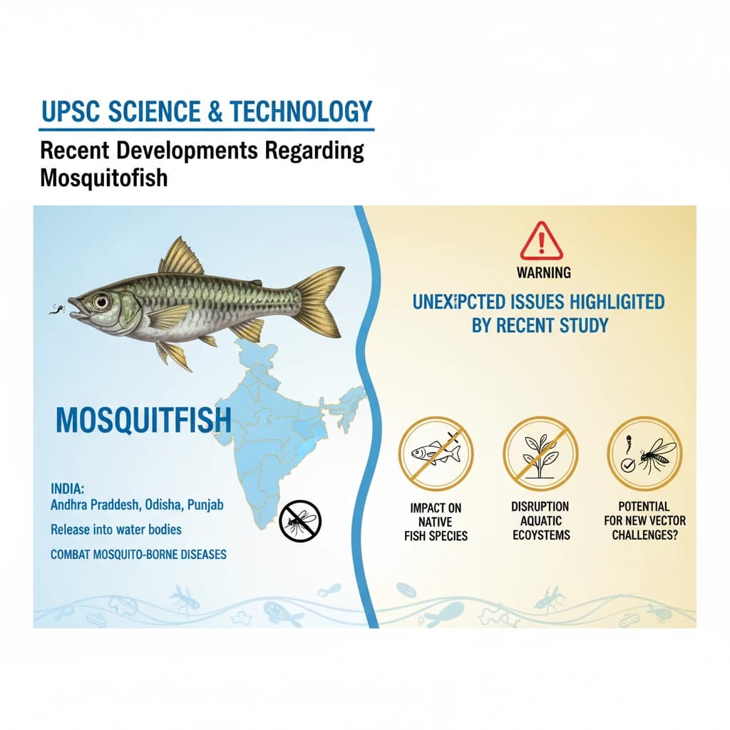 Mosquitofish: Ecological Impact & Use in Mosquito Control (India)