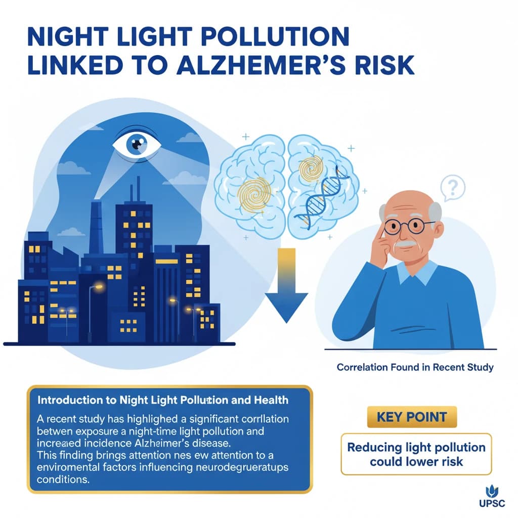 Night Light Pollution Linked to Alzheimer’s Risk