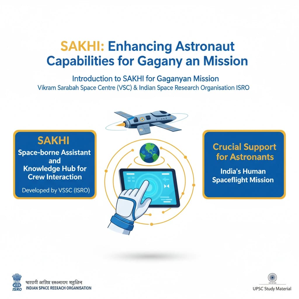 SAKHI: Enhancing Astronaut Capabilities for Gaganyaan Mission