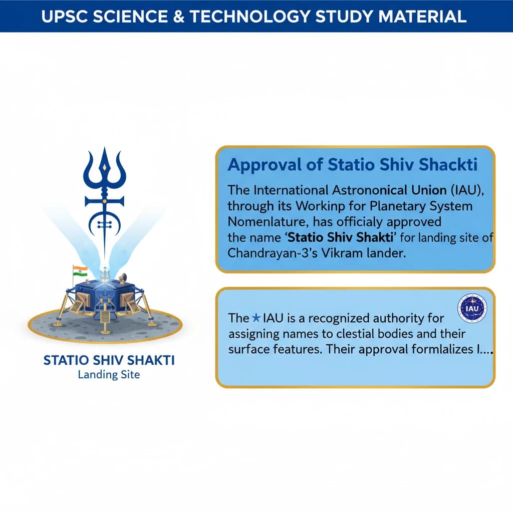 Statio Shiv Shakti as Name of the Chandrayaan-3 Landing Site