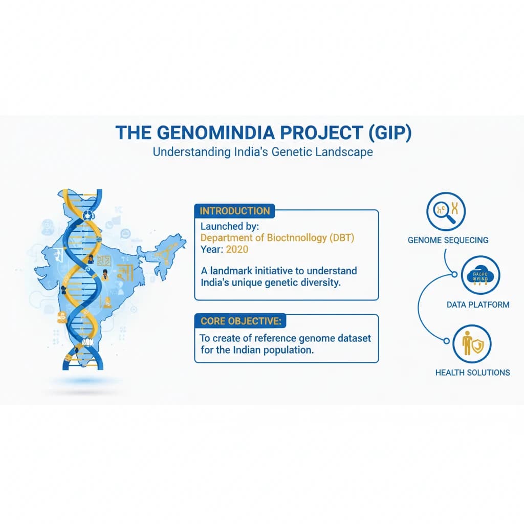 What is the GenomIndia Project?