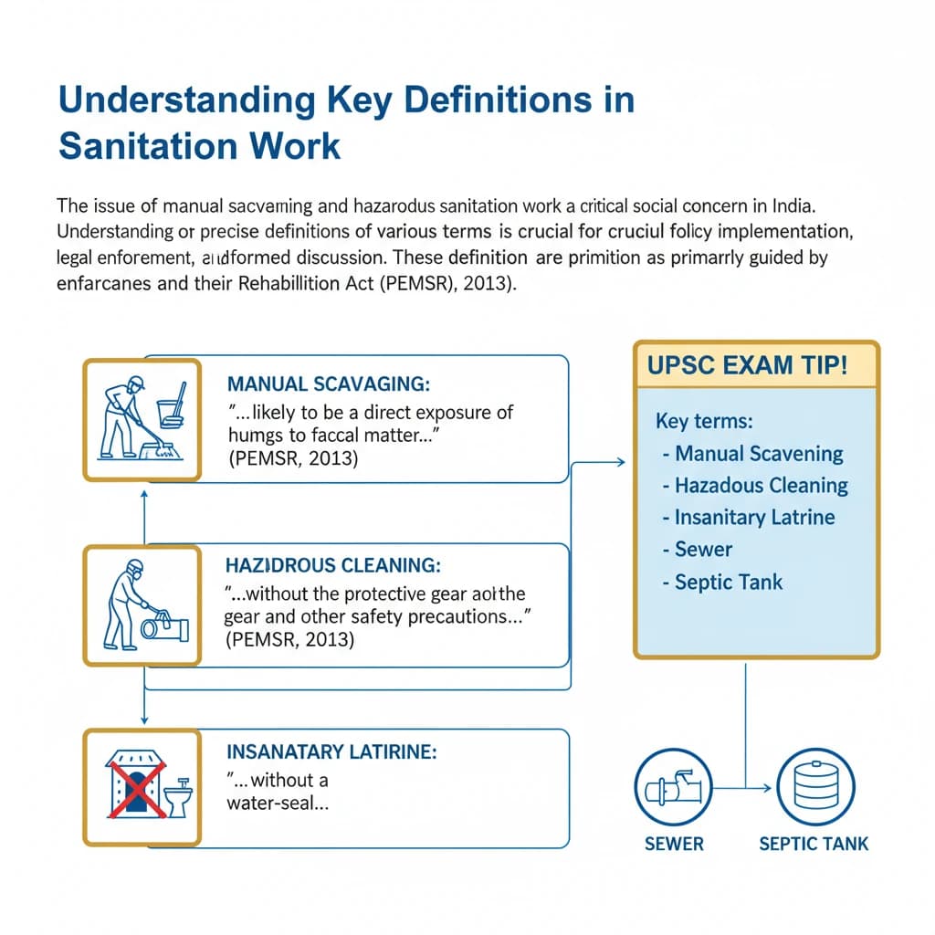 Definitions: Manual Scavenging & Sanitation Workers