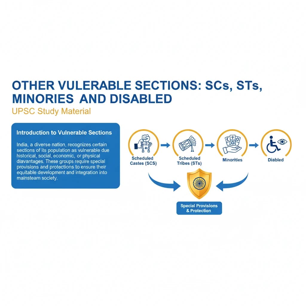 OTHER VULNERABLE SECTIONS: SCs, STs, MINORITIES AND DISABLED