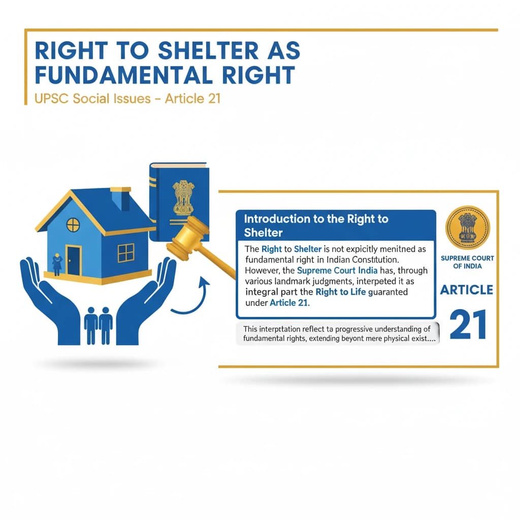 Right to Shelter as Fundamental Right