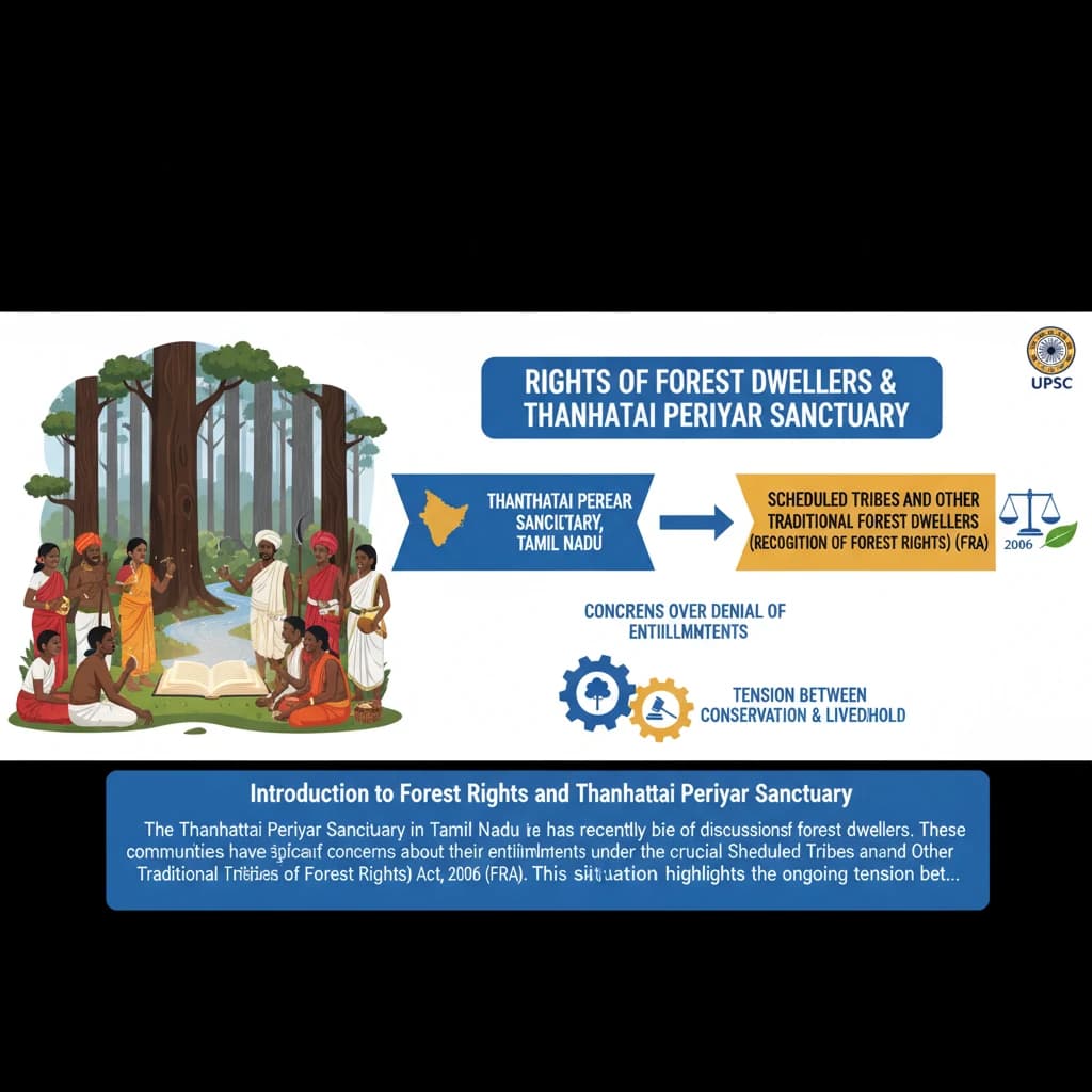 Rights Of Forest Dwellers and Thanthattai Periyar Sanctuary