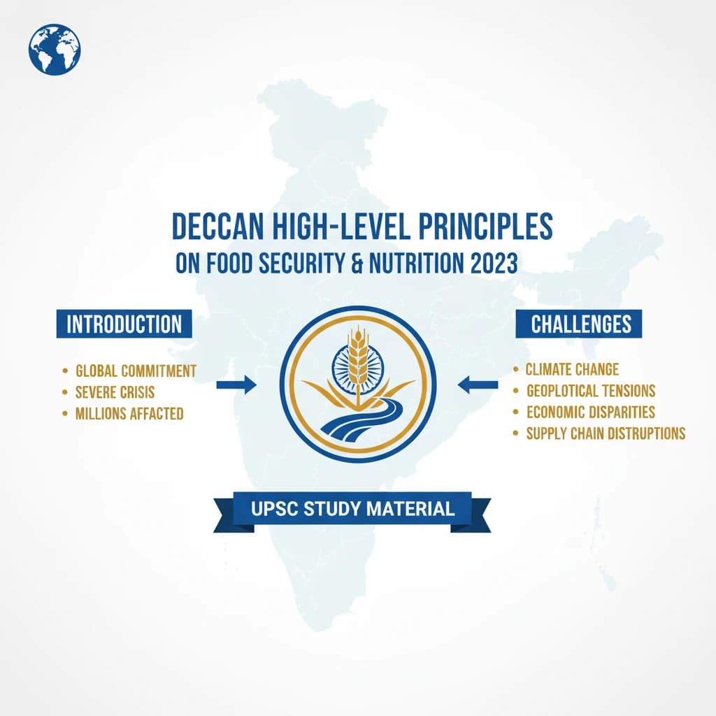What are Deccan High-Level Principles on Food Security and Nutrition 2023?