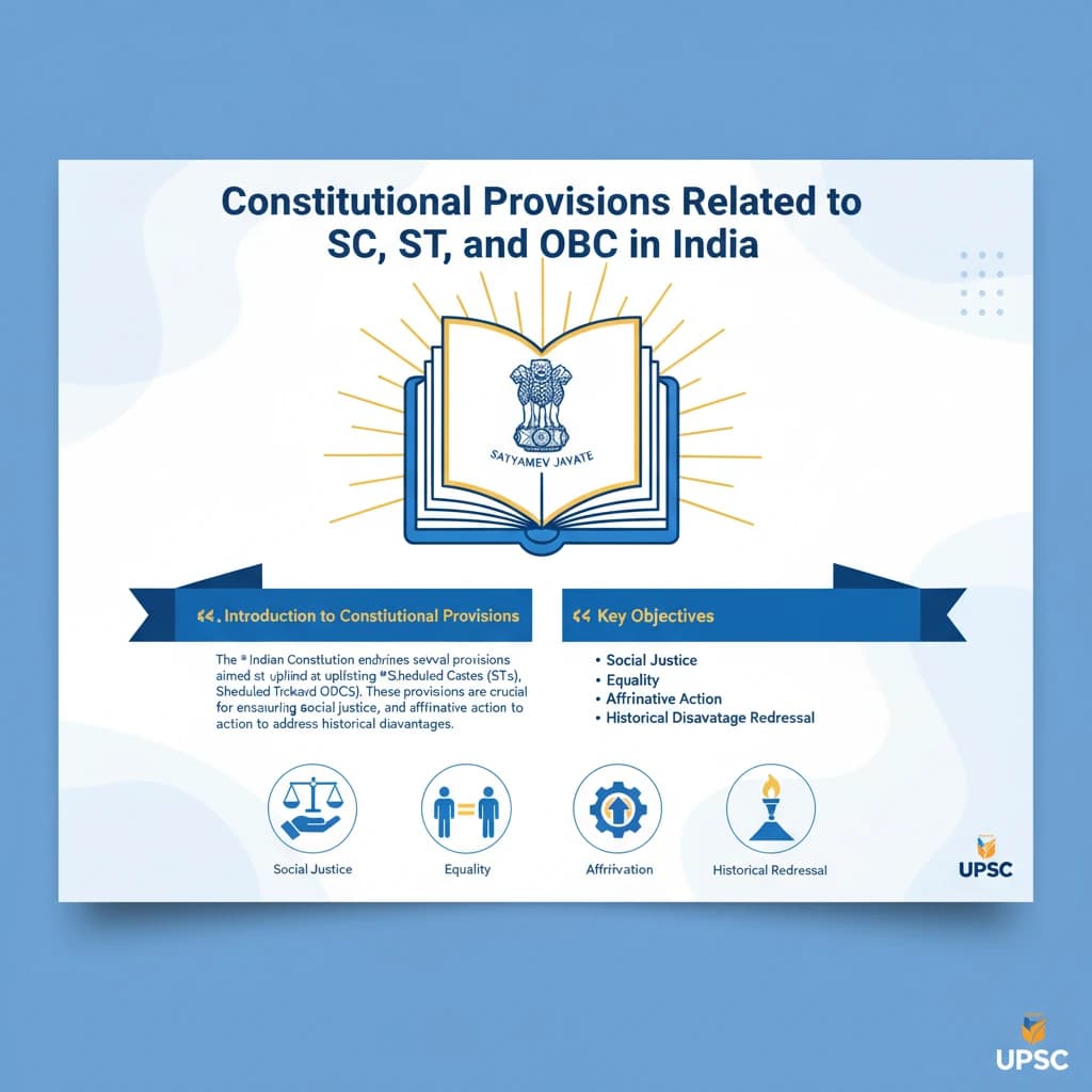 What are the Constitutional Provisions Related to
SC, ST, and OBC in India?
