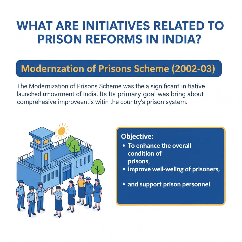 What are the Initiatives Related to Prison Reforms in India?