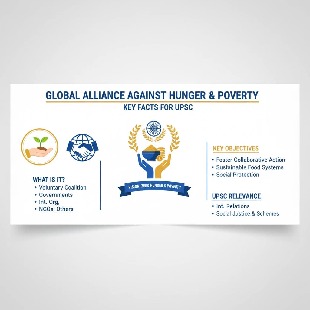 What are the Key Facts About the Global Alliance Against Hunger and Poverty?