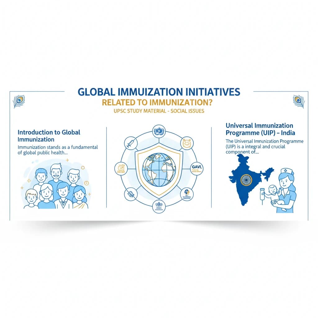 What are the Major Global Initiatives Related to Immunization?
