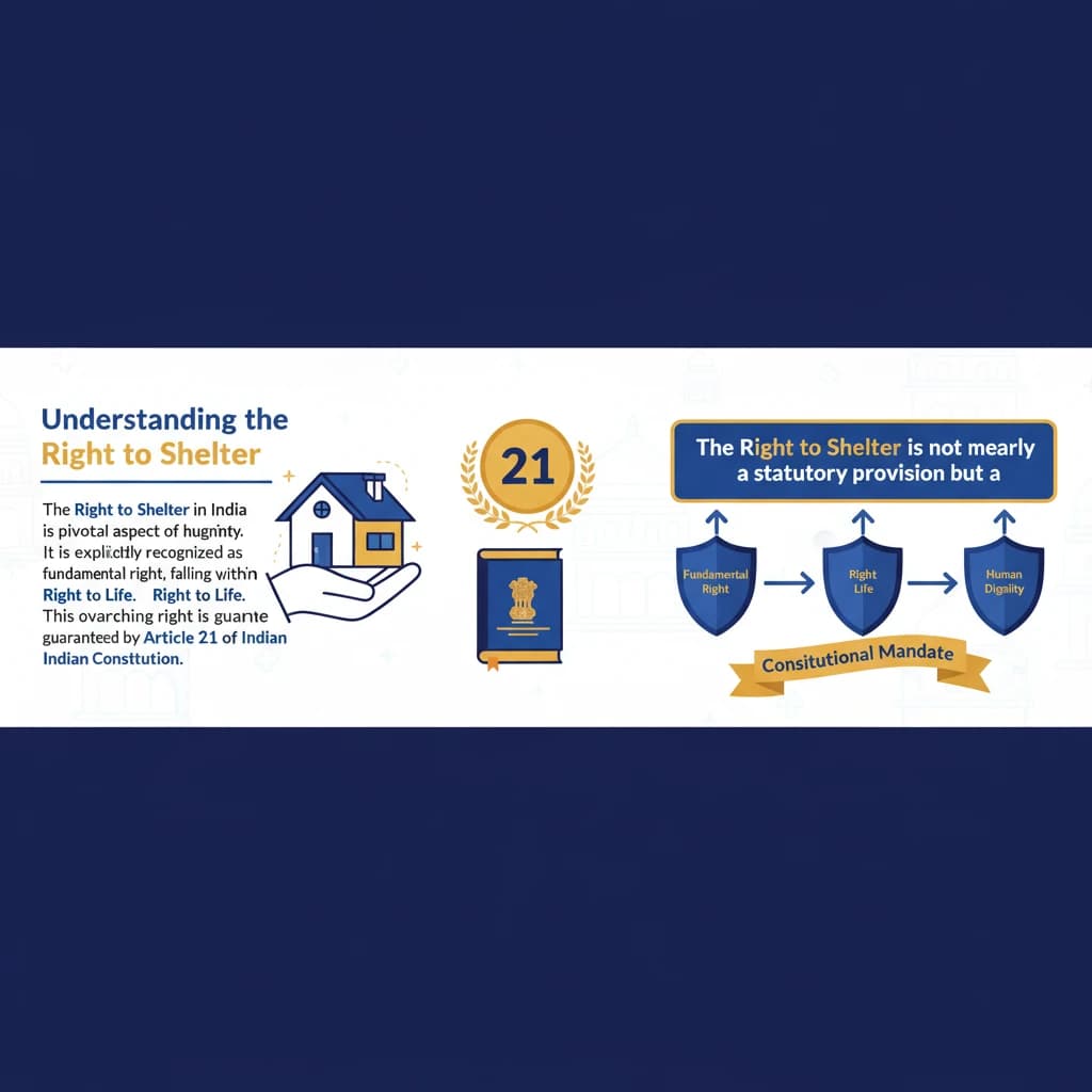 What is Right to Shelter and Important Constitutional Provisions Involved?