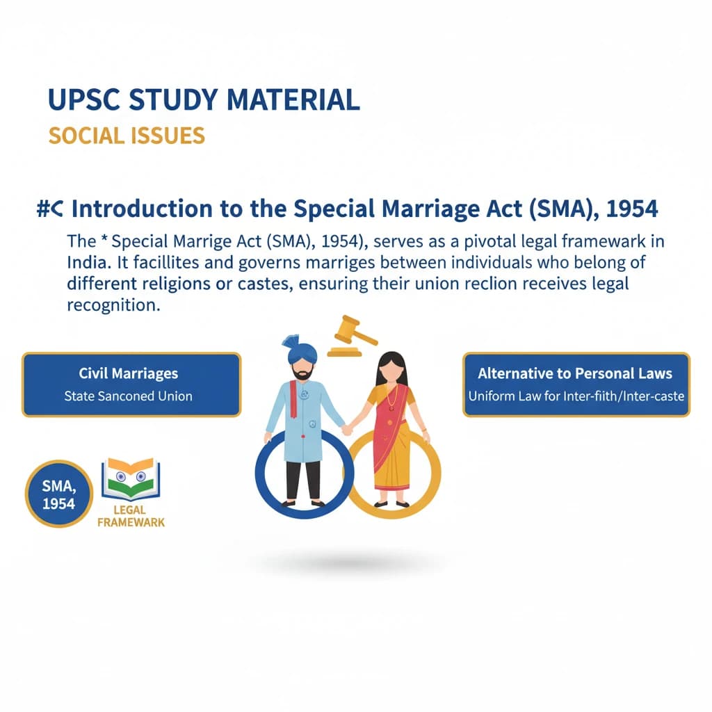 What is the Special Marriage Act (SMA), 1954?