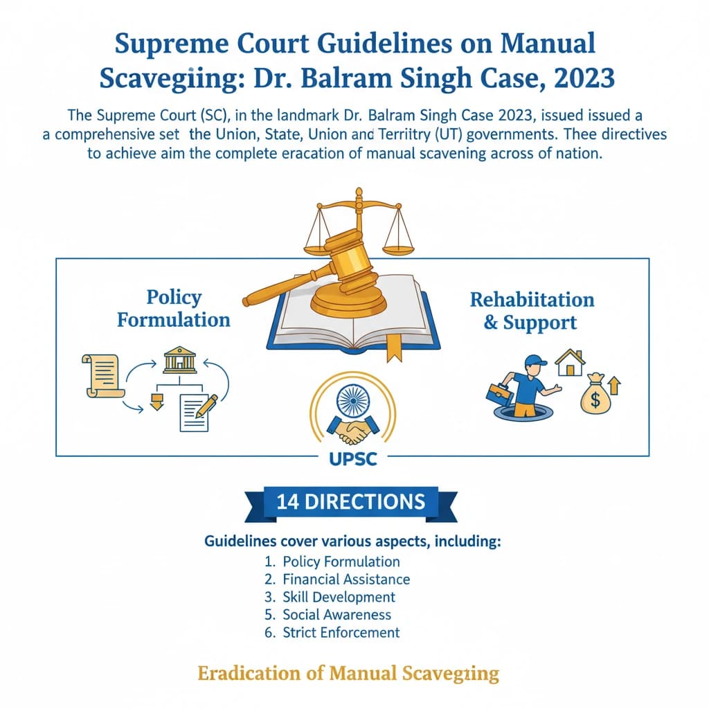 What is the Supreme Court Guideline on Manual Scavenging?