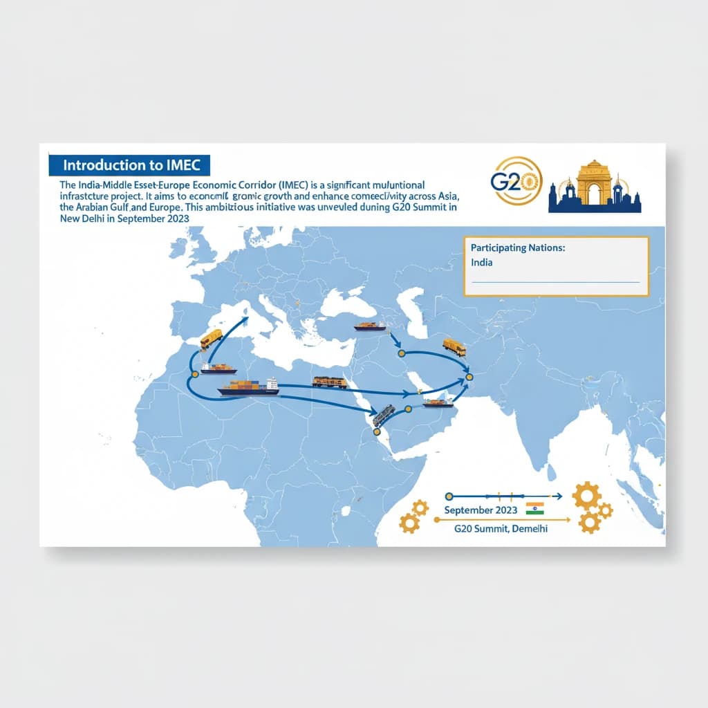India-Middle-East-Europe Economic Corridor (IMEC)