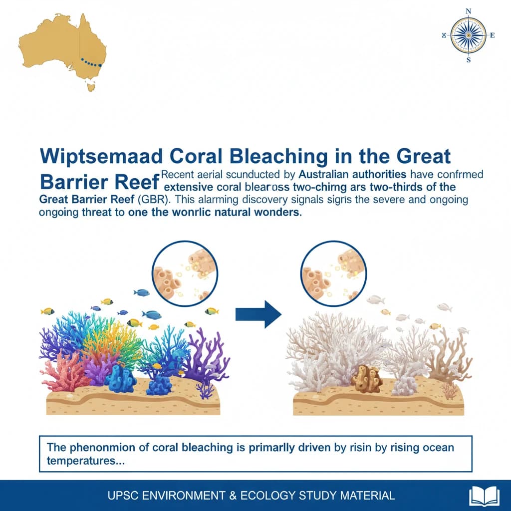 Coral Bleaching
in Great Barrier Reef