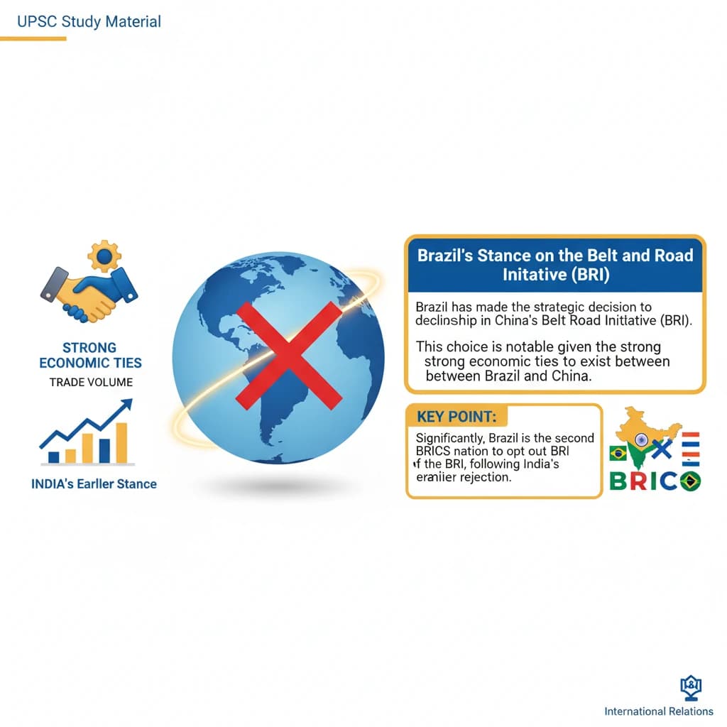 Brazil Declines Belt and Road Initiative